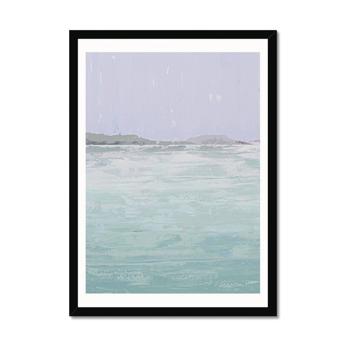 After the Rain Print | Beach Painting - Framed