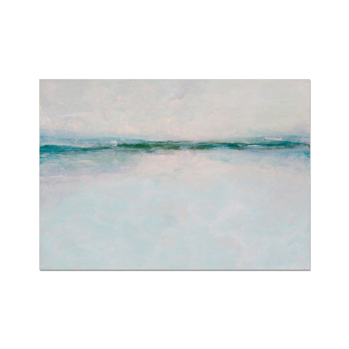 Tide Beach Print | Abstract Sea Painting - Unframed Wall Art