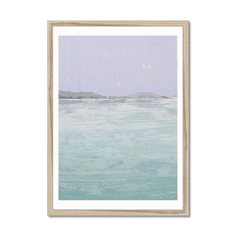 After the Rain Print | Beach Painting - Framed