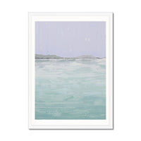 After the Rain Print | Beach Painting - Framed