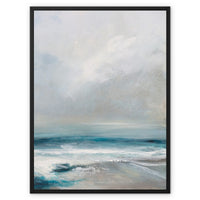 Spectral Light | Coastal Visions Sea Painting Print - Framed Canvas - beach painting