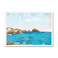 Mother Ivey's Bay Painting | Seascape Beach Painting Wall Art - Framed Art Print