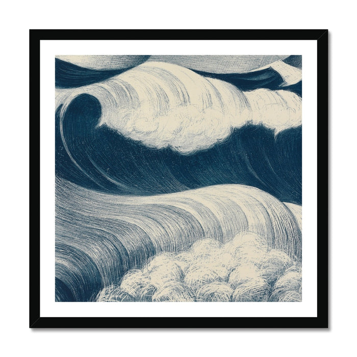 Wave Art Print | Seascape Wall Art Print - Framed