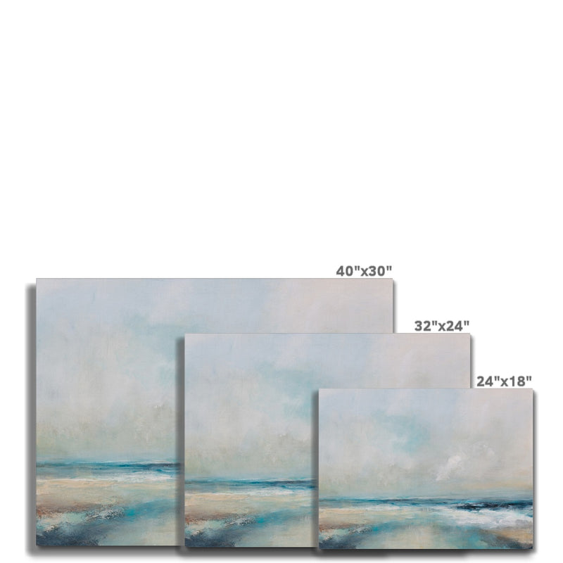 Ethereal Coast | Coastal Visions Beach Painting - Unframed Canvas - large seascape print