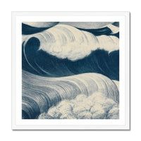 Wave Art Print | Seascape Wall Art Print - Framed