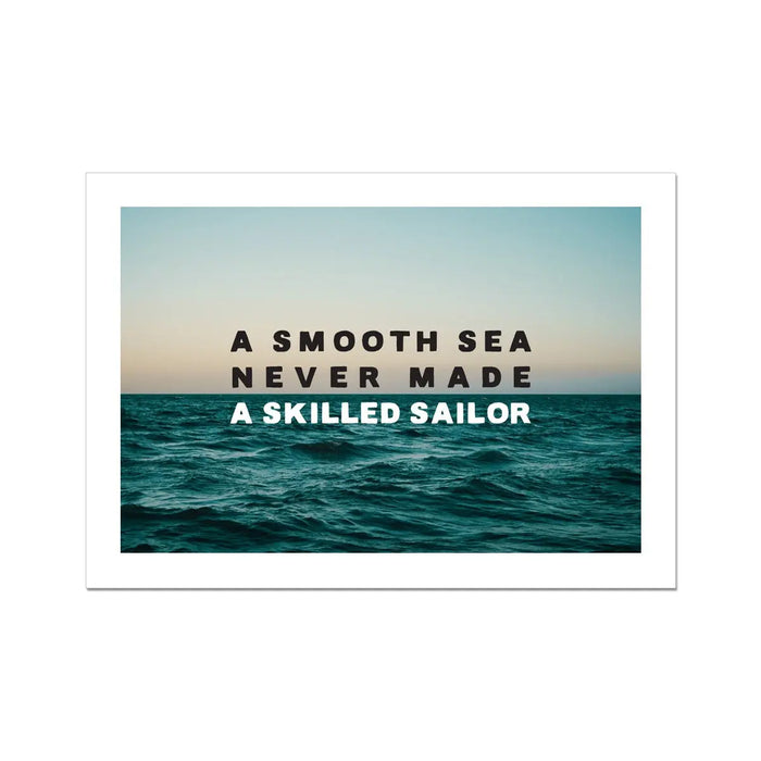 A Smooth Sea - Unframed Art Print