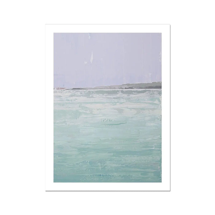 coastal beach painting of Padstow | Acrylic beach painting | unframed wall art