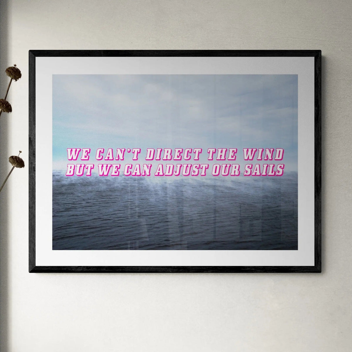 Adjust Our Sails - Unframed Print Wall Art 18.00 Beach House Art