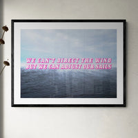 Adjust Our Sails - Unframed Print Wall Art 18.00 Beach House Art