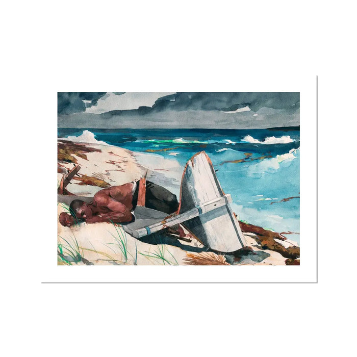 After the Hurricane painting by Homer | Vintage Beach Painting - Unframed Wall Art