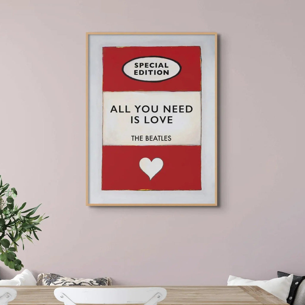 All You Need is Love Print the Beatles Beatles Lyrics 