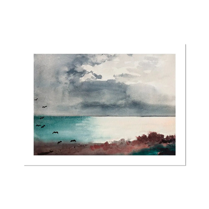 Breaking Storm (Homer) - Unframed Print Wall Art 18.00 Beach House Art