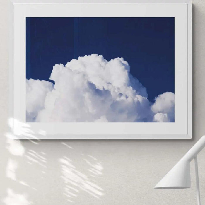 Bright White Cloud - Framed Print Wall Art 45.00 Beach House Art