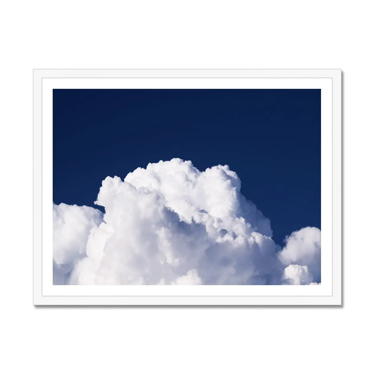 Bright White Cloud - Framed Print Wall Art 45.00 Beach House Art