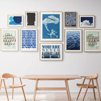 Constantine Bay - Graphic Wall Art - Framed - Beach House Art