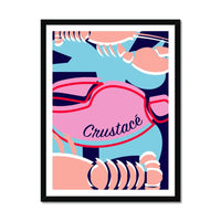 Crustace - Framed Print Wall Art 45.00 Beach House Art