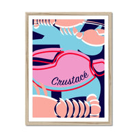 Crustace - Framed Print Wall Art 45.00 Beach House Art