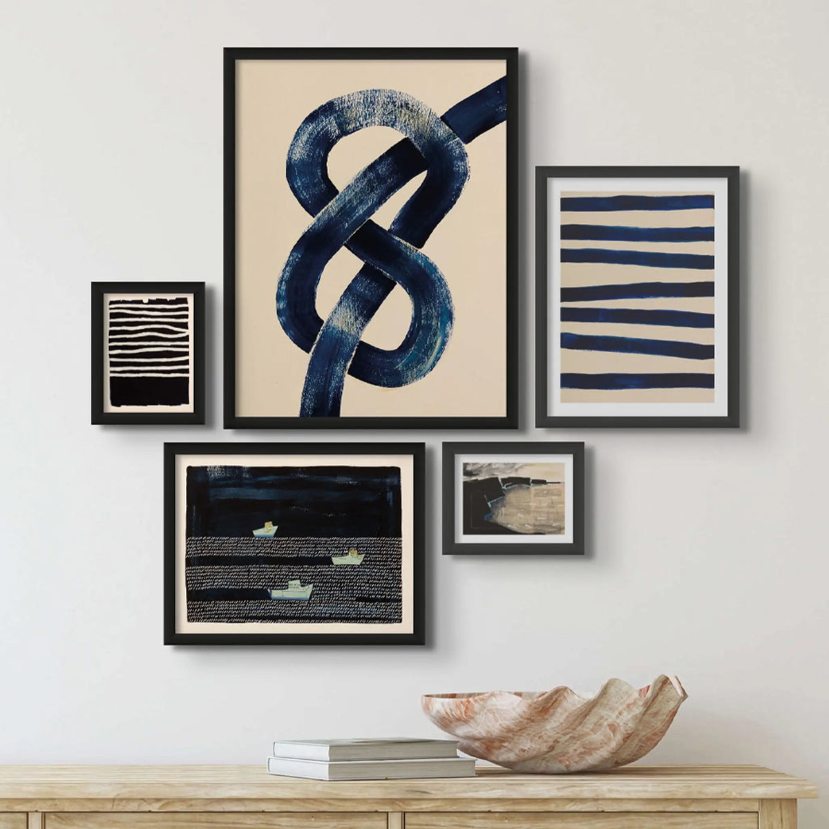 Coastal Gallery Wall - Set of Coastal Art Prints