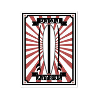 Dawn Patrol (Graphic Wall Art) - Unframed - Beach House Art