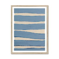 Estuary Ripples - Modern Coastal Art - Framed - Beach House Art