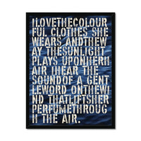 Good Vibrations No 2: Typography Art Print - Framed - Beach House Art