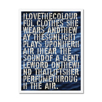 Good Vibrations No 2: Typography Art Print - Framed - Beach House Art