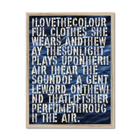 Good Vibrations No 2: Typography Art Print - Framed - Beach House Art