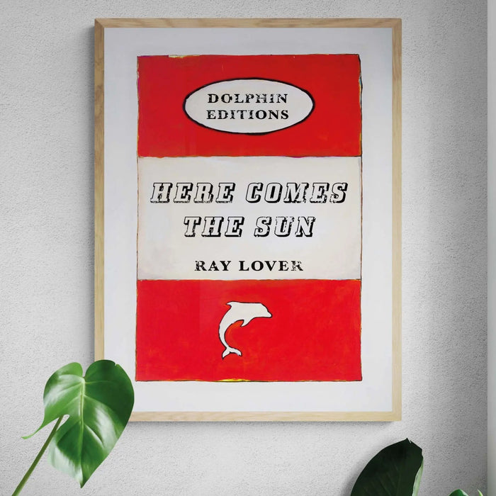 Here Comes The Sun (Vintage Book Art) - Unframed - Beach House Art