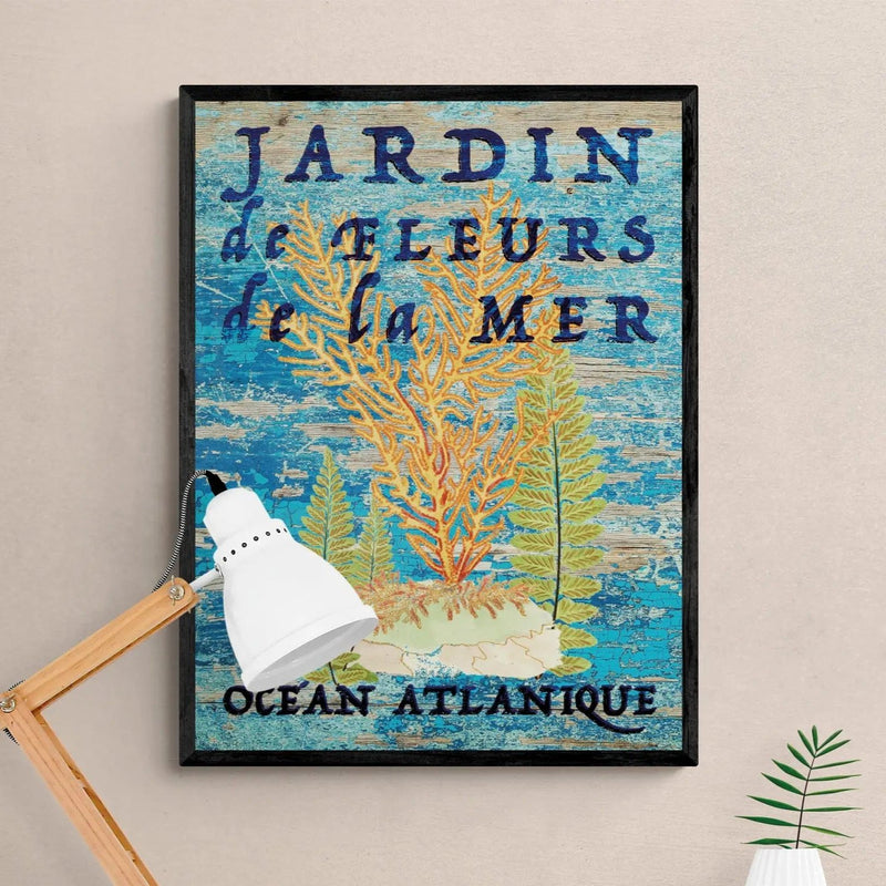 Jardin - Modern Coastal Art - Unframed - Beach House Art