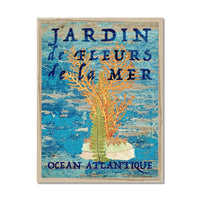 Jardin - Modern Coastal Art - Framed - Beach House Art