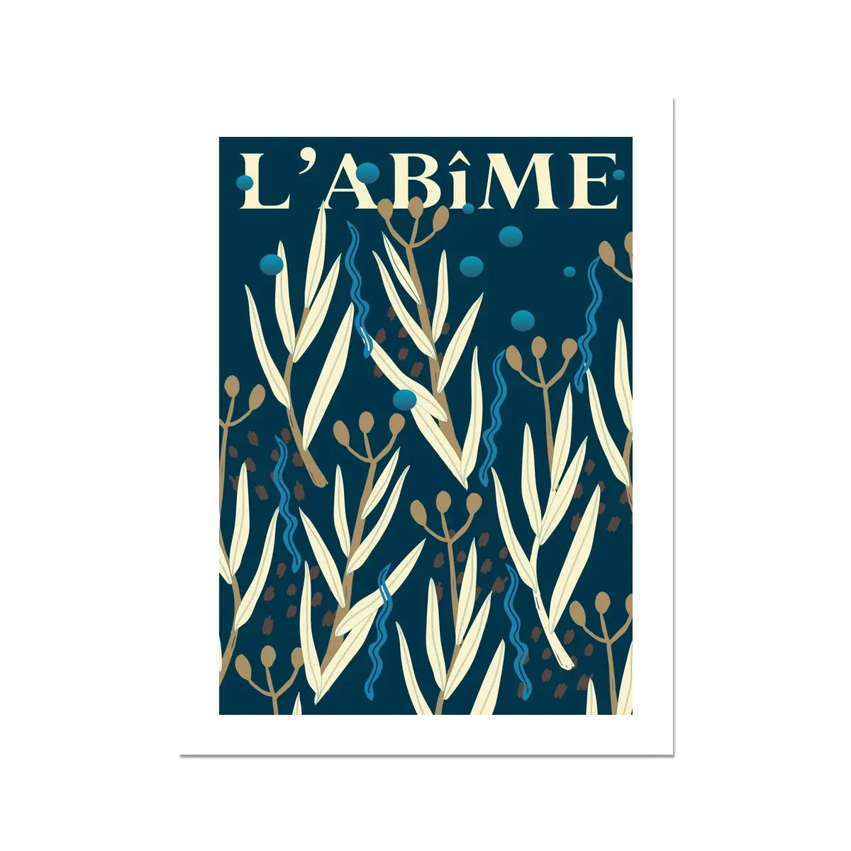 L'Abime - Graphic Wall Art - Unframed - Beach House Art