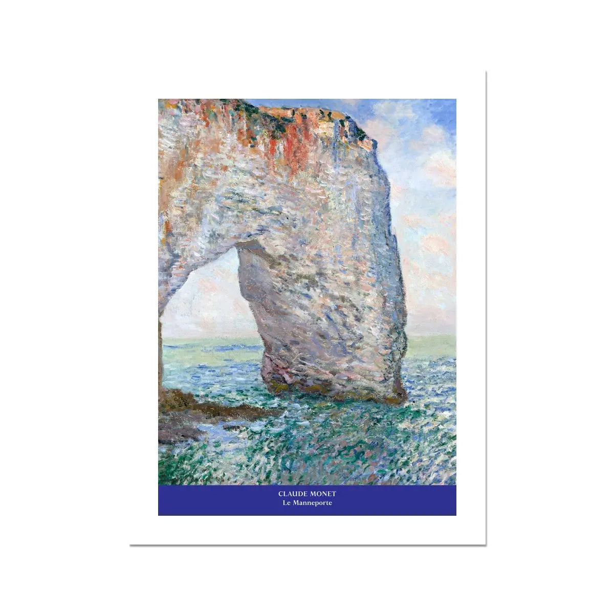 Le Manneporte (Monet) - Unframed Print Wall Art 18.00 Beach House Art