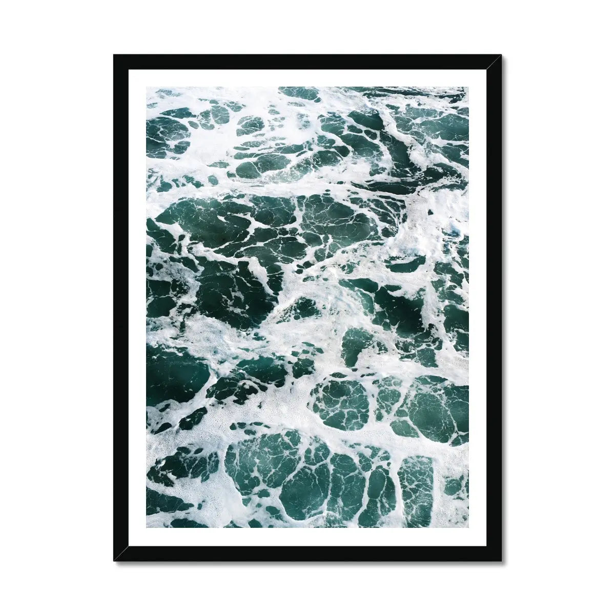 Marble Surf - Framed Print Wall Art 45.00 Beach House Art