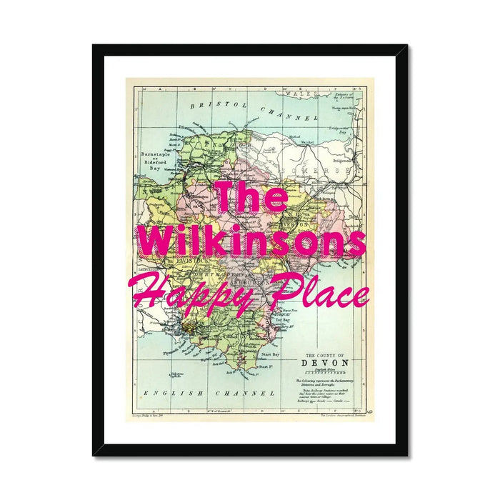 The Wilkinsons Happy Place - Framed