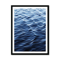 Ocean Surface - Framed Print Wall Art 45.00 Beach House Art