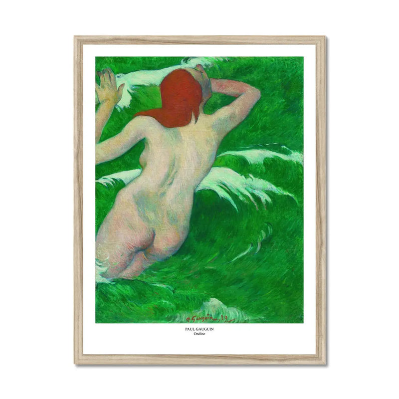 Ondine (Gauguin) - Framed Print Wall Art 45.00 Beach House Art