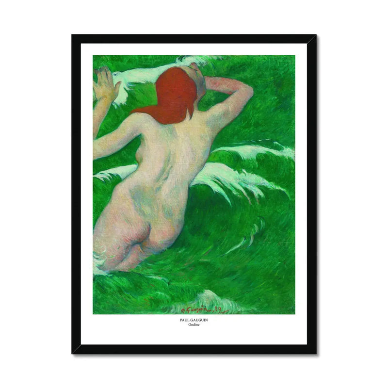 Ondine (Gauguin) - Framed Print Wall Art 45.00 Beach House Art