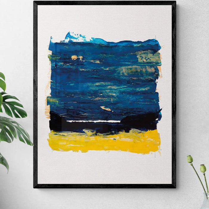 Palette Coast - Framed Print Wall Art 45.00 Beach House Art