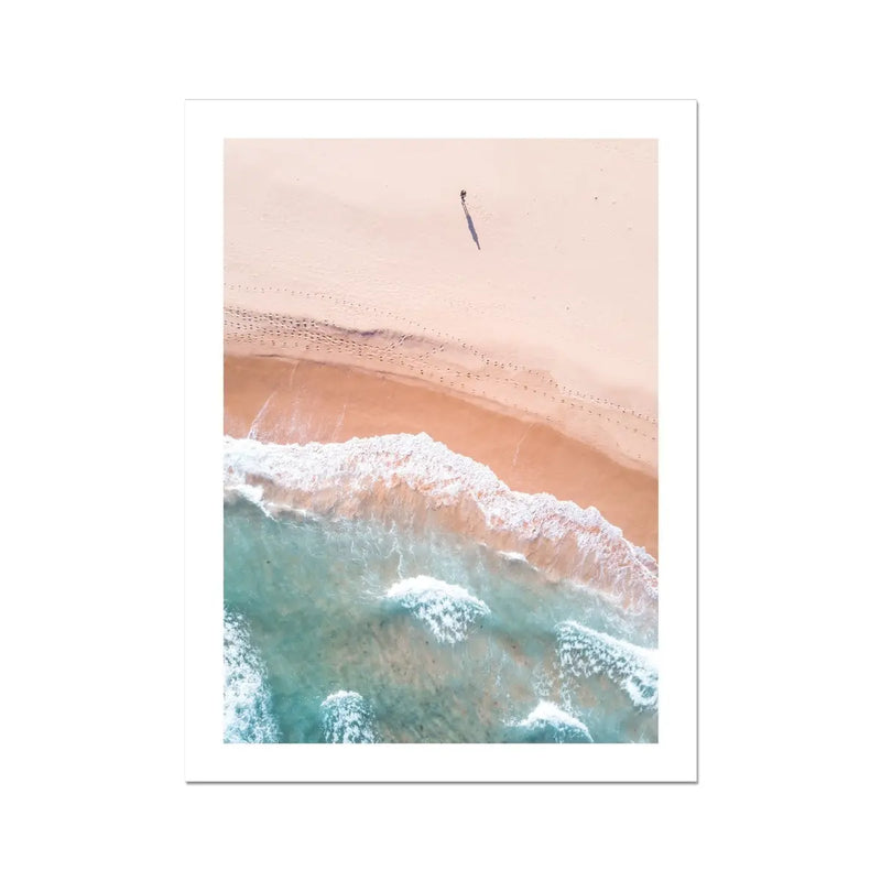 Pastel Break (Aerial Beach Photography) - Unframed - Beach House Art