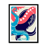 Poulpe - Framed Print Wall Art 45.00 Beach House Art