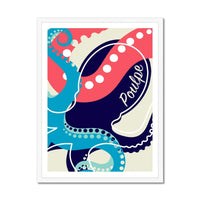 Poulpe - Framed Print Wall Art 45.00 Beach House Art