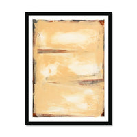 Sandy Bay - Modern Coastal Art - Framed - Beach House Art