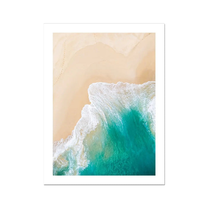 Sapphire Beach (Aerial Beach Photography) - Unframed - Beach House Art