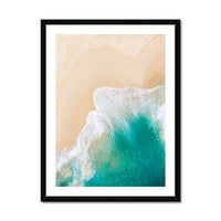 Sapphire Beach (Aerial Beach Photography) - Framed - Beach House Art