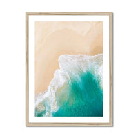 Sapphire Beach (Aerial Beach Photography) - Framed - Beach House Art