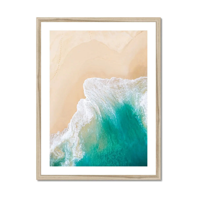 Sapphire Beach (Aerial Beach Photography) - Framed - Beach House Art