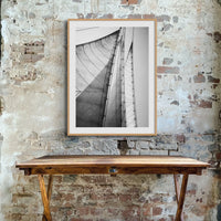 Skyward Sails (Black & White Photography) - Unframed - Beach House Art