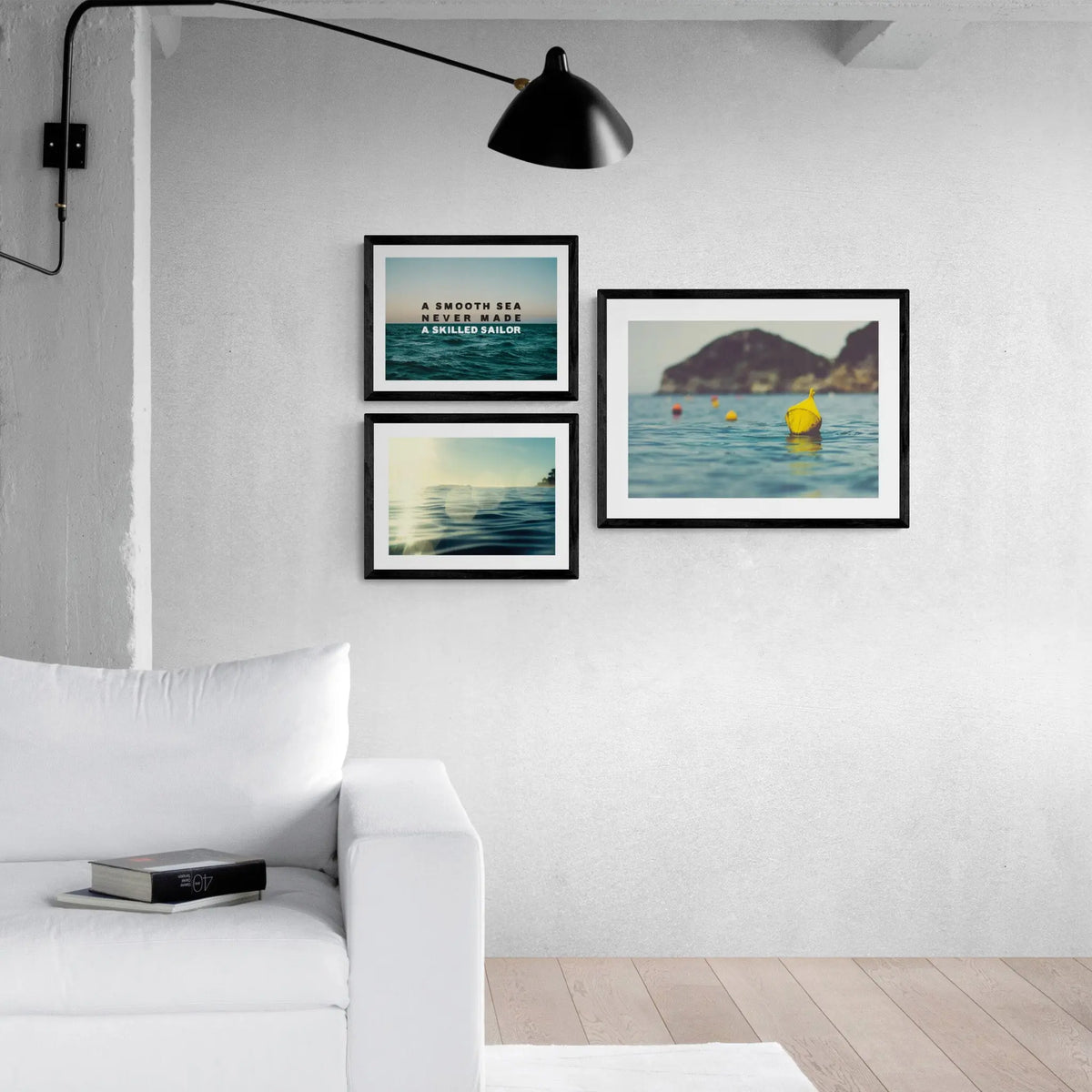 Summer Moorings - Framed Print Wall Art 45.00 Beach House Art