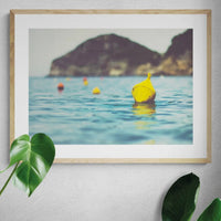 Summer Moorings - Unframed Print Wall Art 18.00 Beach House Art