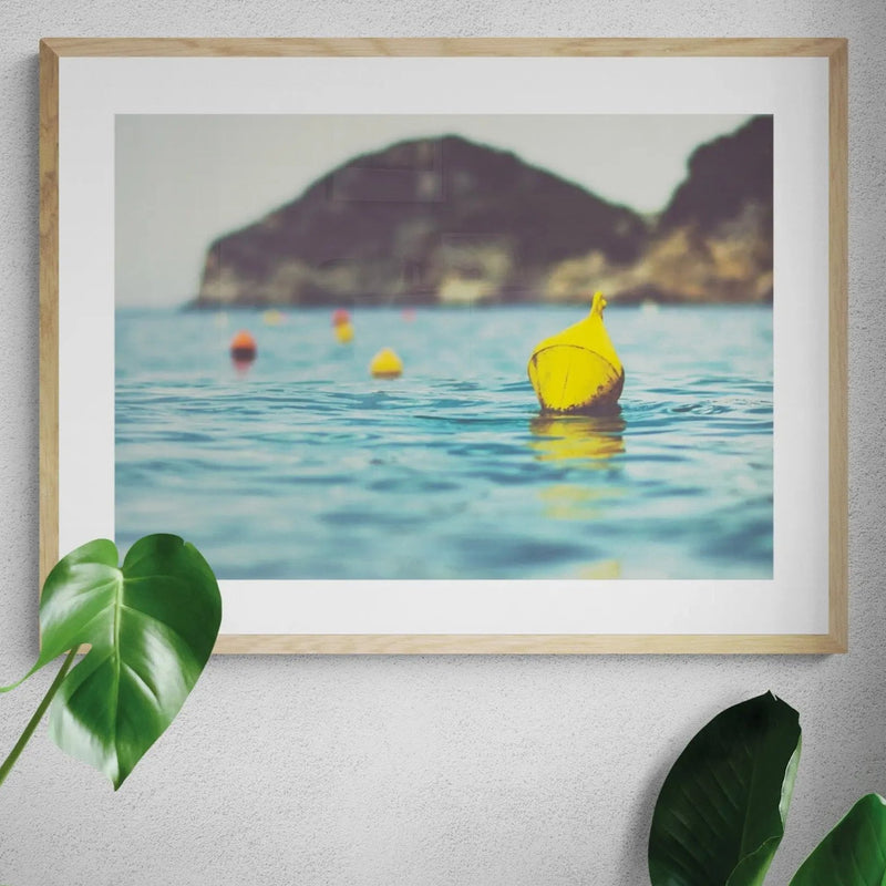 Summer Moorings - Unframed Print Wall Art 18.00 Beach House Art